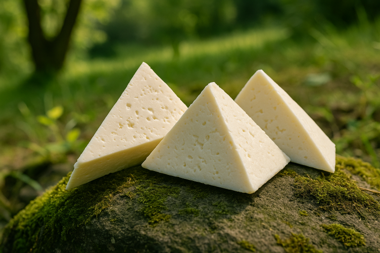 Triangular White Cheese