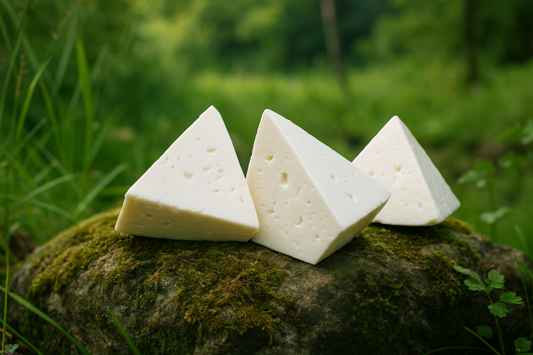 Triangular White Cheese