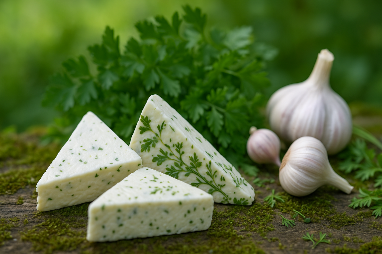 with Garlic & Herbs